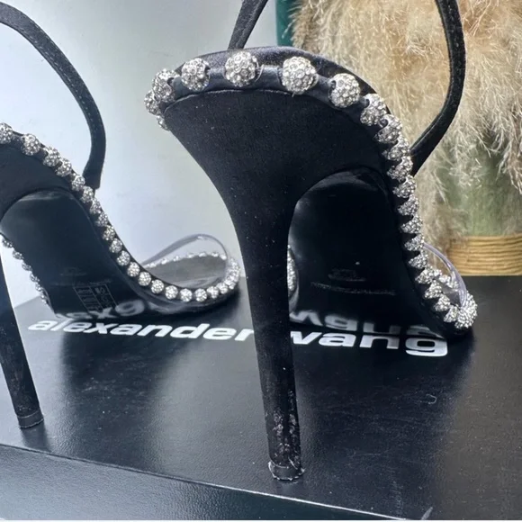 Alexander Wang Nova Crystal Slingback Sandal - Picture 7 of 8